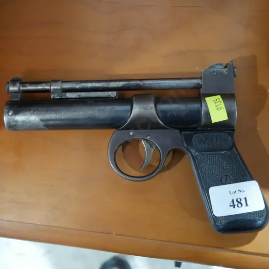 The Webley junior air pistol