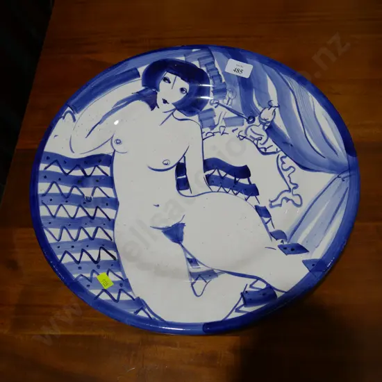 Pottery platter - Bardi Ivory Golden Bay