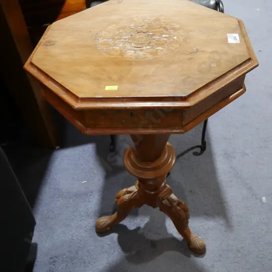 Victorian sewing table