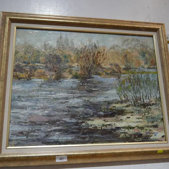 Oil painting by RJ Brocklebank