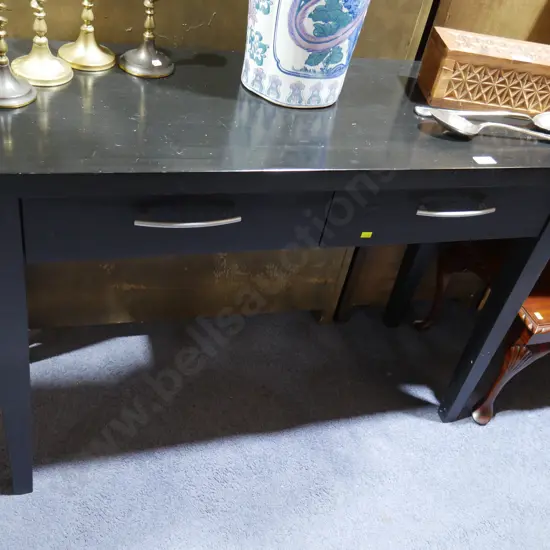 2 drawer console table