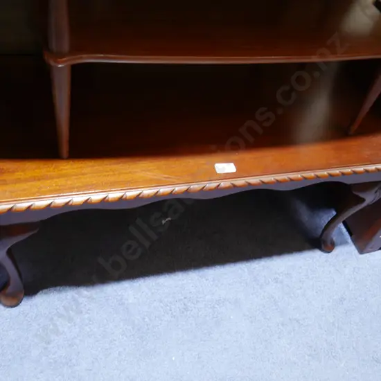 Rope edge coffee table