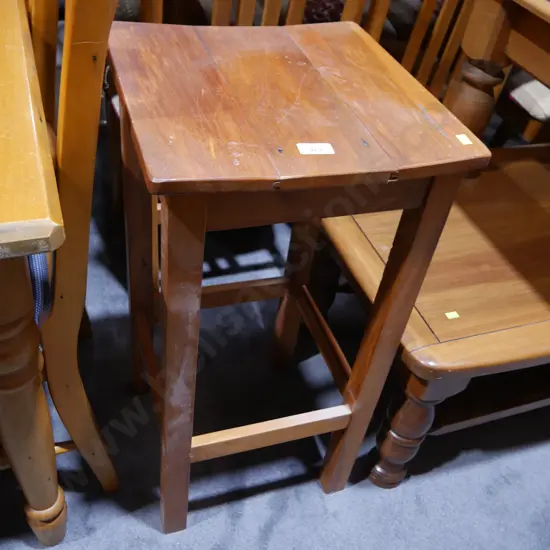 Wooden bar stool