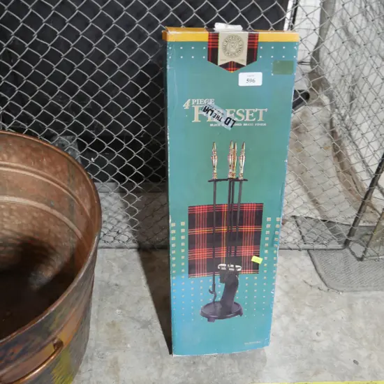 Four piece fire set