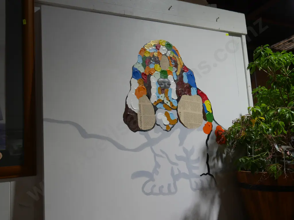 Canvas dog artwork Image 1++