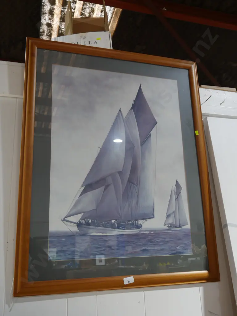 Framed ship print Image 1++