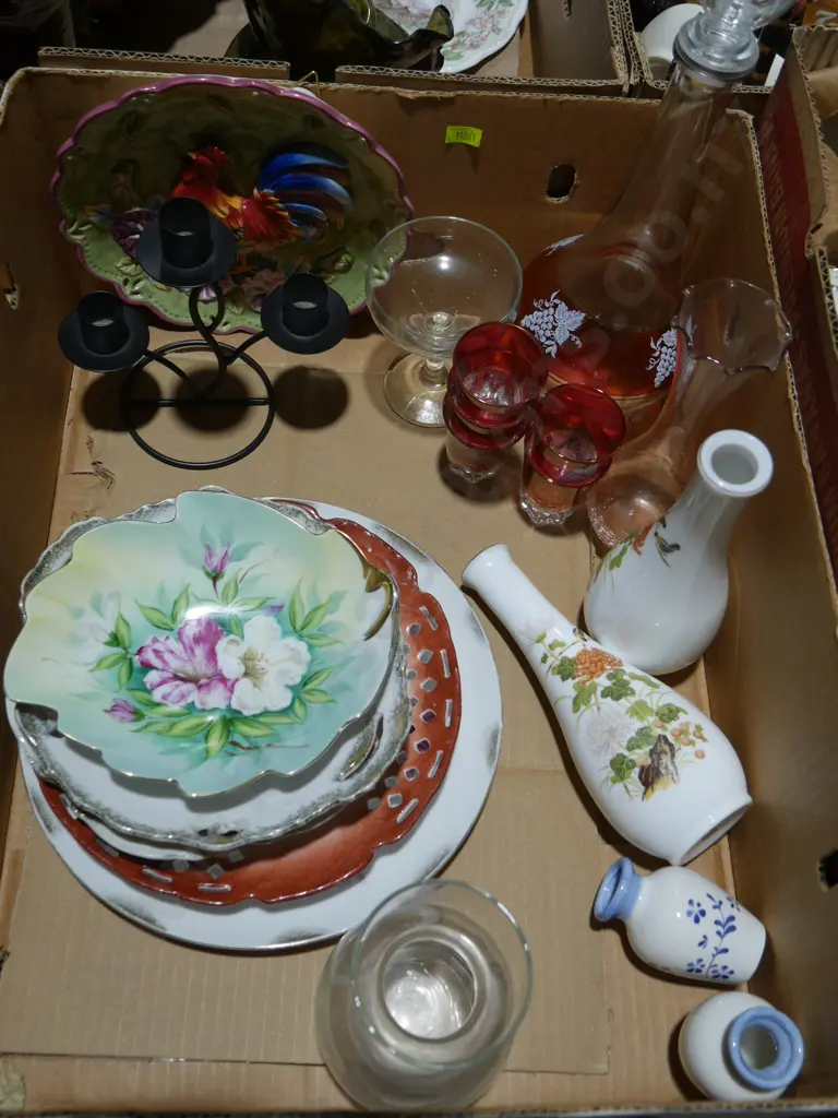 China, decanter set etc Image 1++