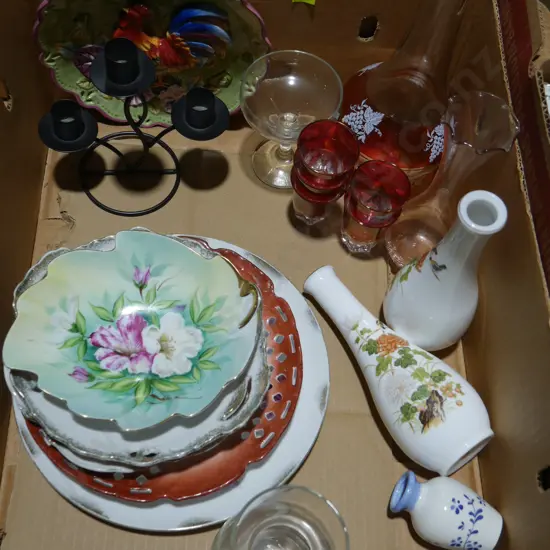China, decanter set etc