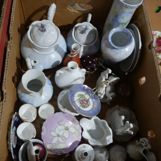 China teapot, jugs, vases etc