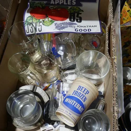 Beer mugs etc