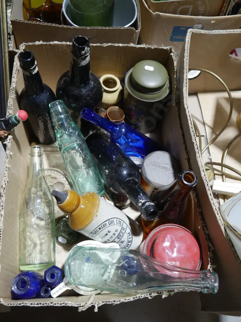 Old glass bottles etc Image 1++