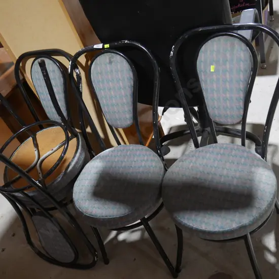 Set of four dining chairs