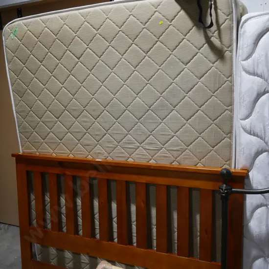 Queen size bed and headboard