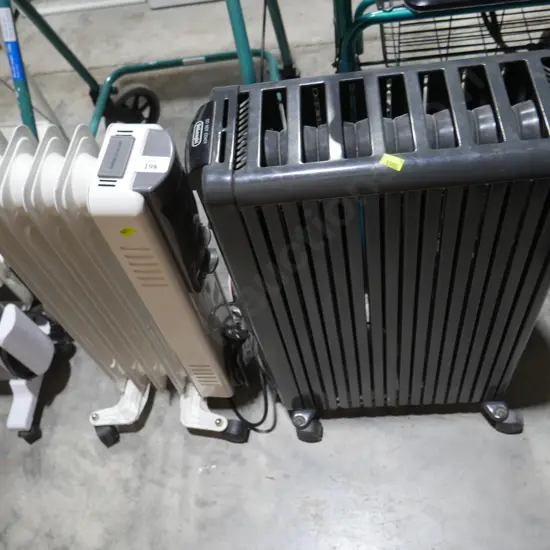 Two oil heaters