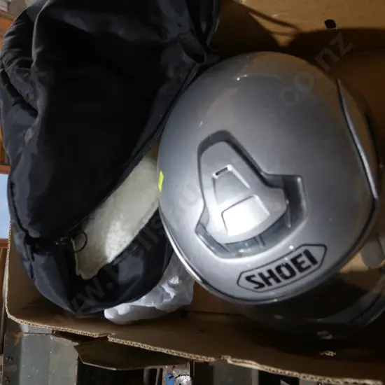 Shoei motorcycle helmet