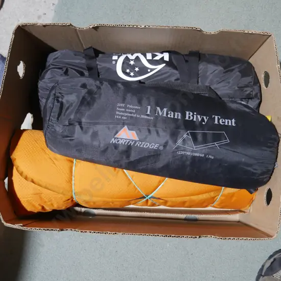 Two tents and air mattress