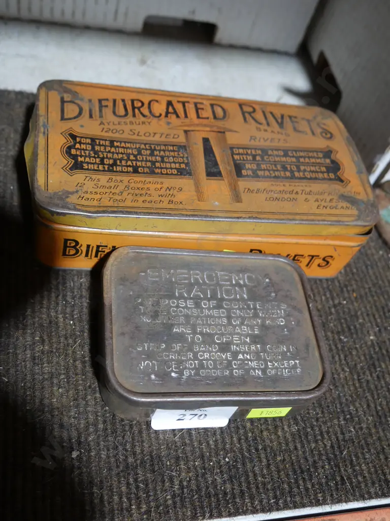 Emergency ration tin etc Image 1++