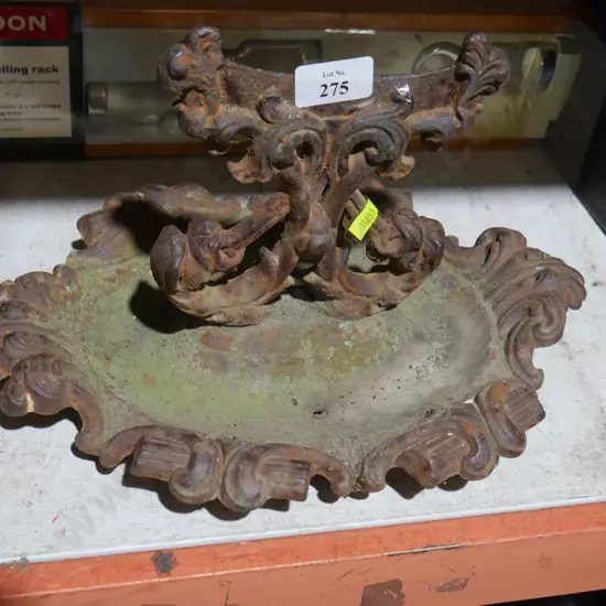 Cast iron boot scraper