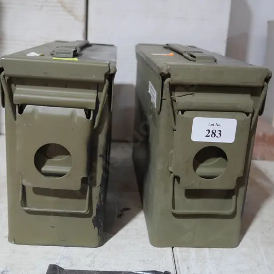 2 ammo cases
