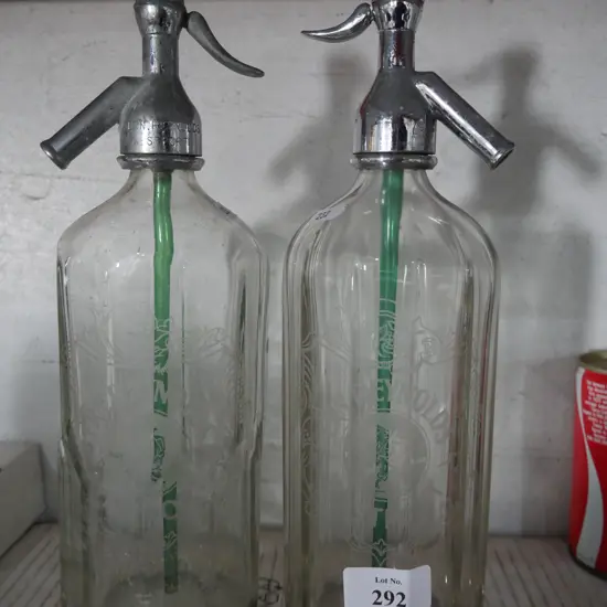 2 soda bottles