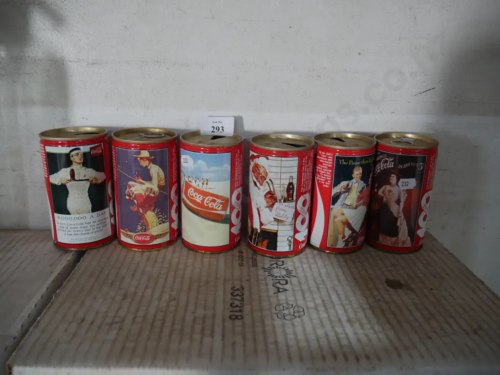 Old Coca-Cola cans Image 1++