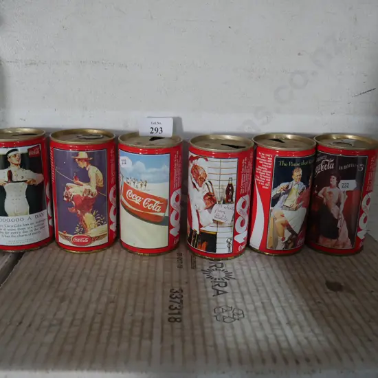 Old Coca-Cola cans