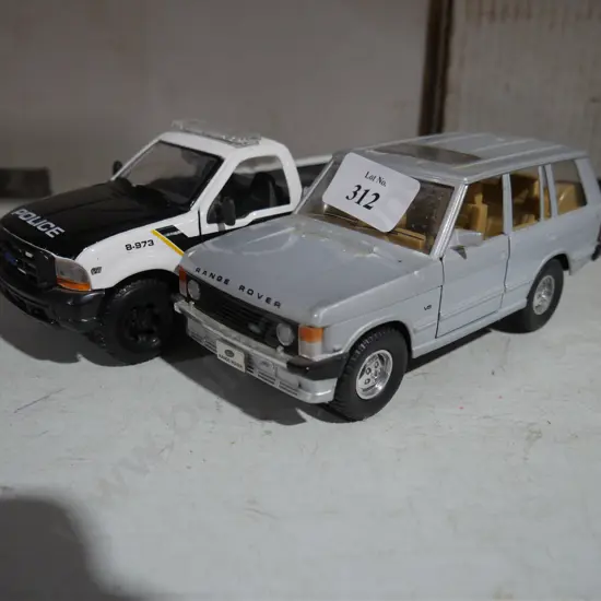 Two model cars