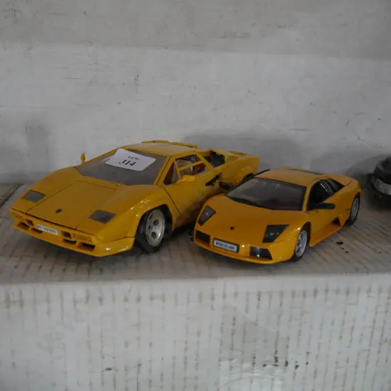 Two model cars