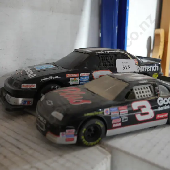 Two model cars