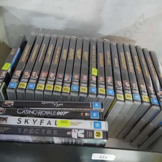007 DVDs