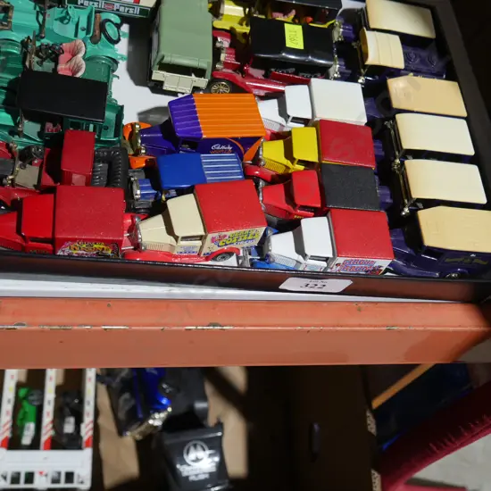 Assorted model trucks