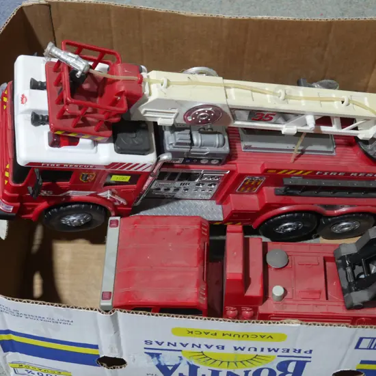 Toy fire trucks