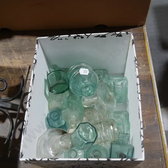 Small glass bottles
