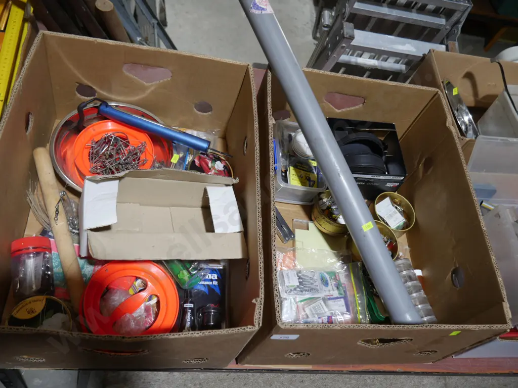 Two boxes of fishing gear Image 1++