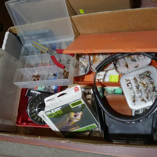Assorted fishing gear