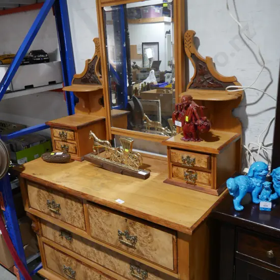 Victorian mirror back duchess