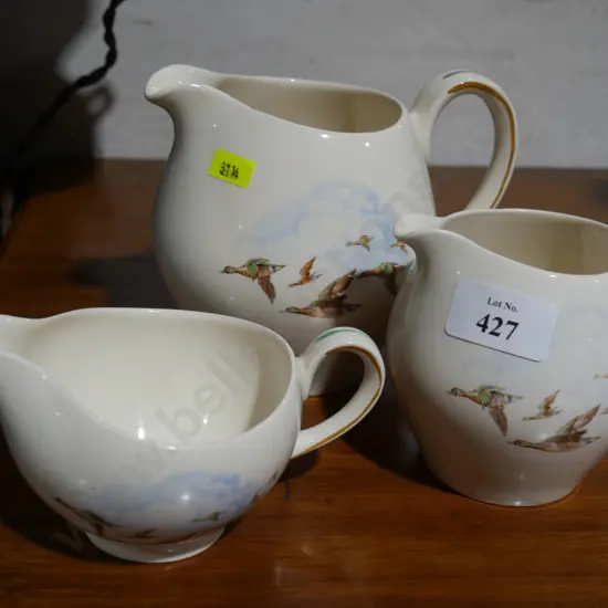 Three-piece Alfred Meakins jugs