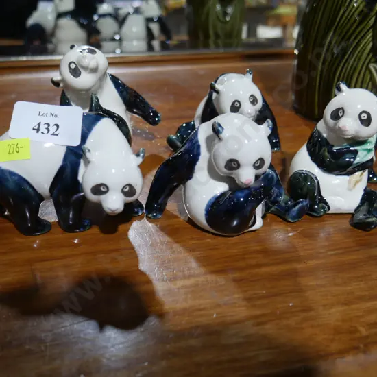 Panda figurines