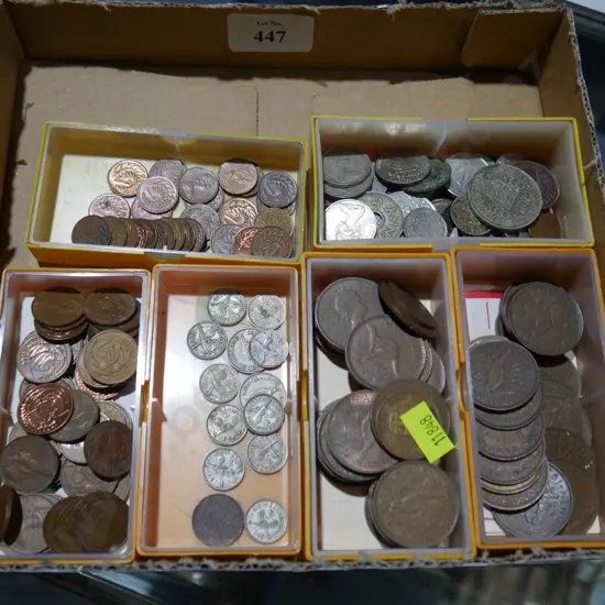 Assorted coins