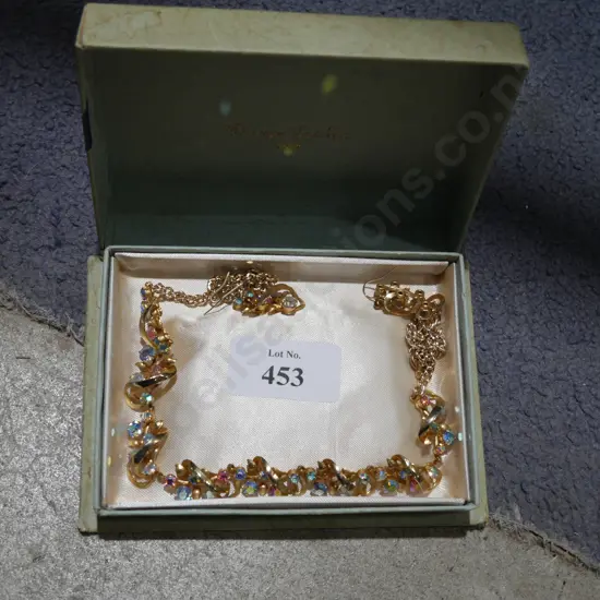 Necklace and earrings