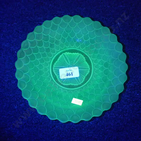 Uranium glass dish