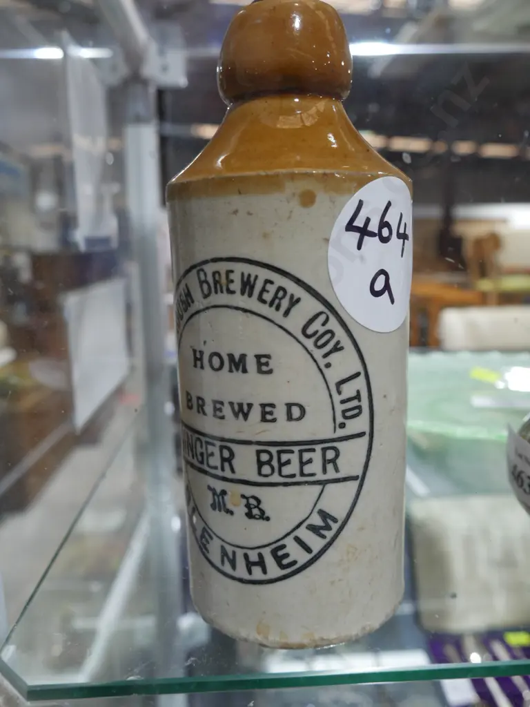 Marlborough brewery stone ginger beer bottle Image 1++