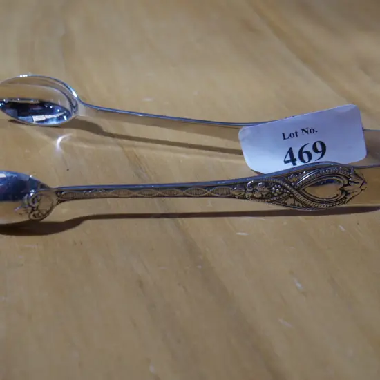 Sterling silver sugar tong