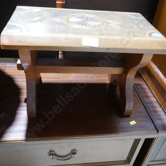 Carved stool