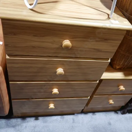 lowboy and bedside