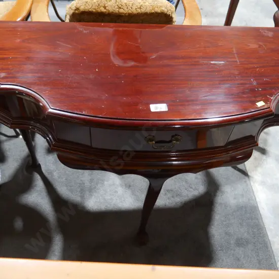 Mahogany hall table