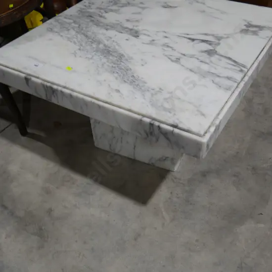 Marble coffee table