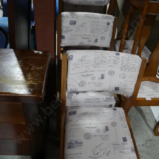 Set of 4 dining chairs