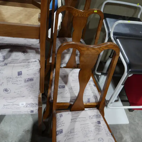 Set of 4 dining chairs