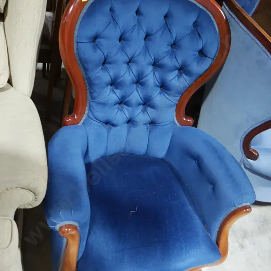Big button armchair